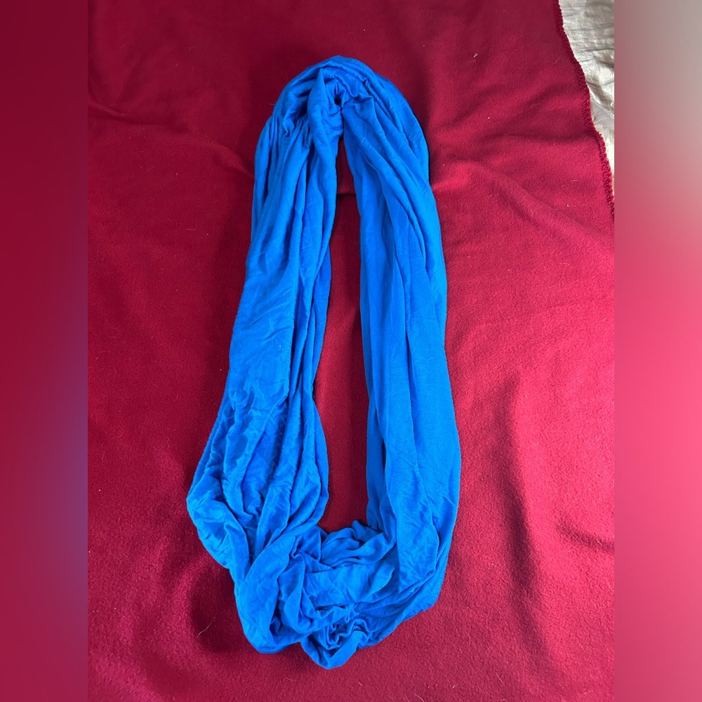 Light blue infinity scarf